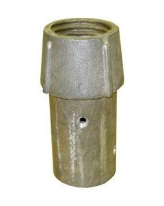 Straalpijphouder zware uitvoering aluminium grove schroefdraad 50 mm.